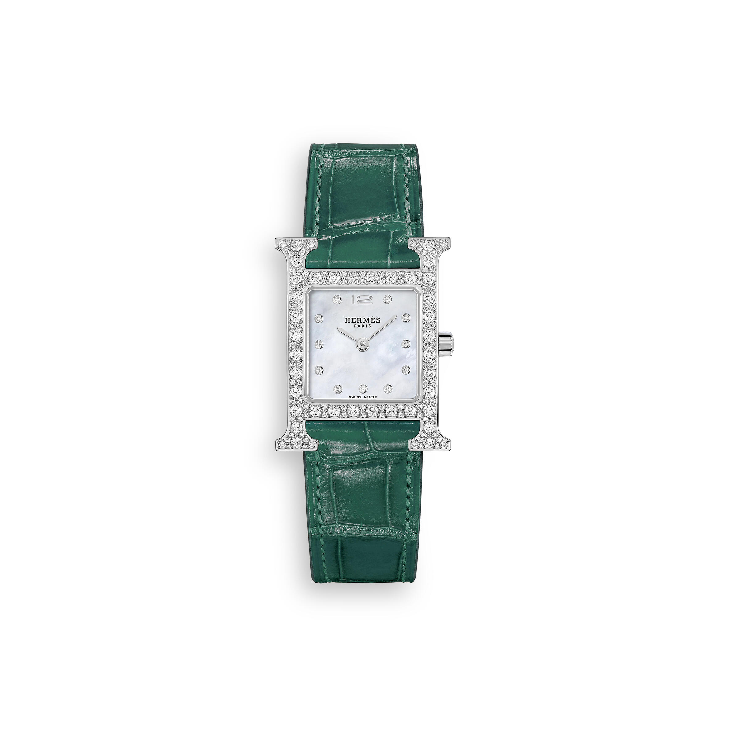 HERMES HEURE H WATCH, SMALL MODEL, 25 MM HERMES HEURE H WATCH, SMALL MODEL, 25 MM